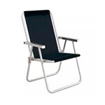 Ficha técnica e caractérísticas do produto Cadeira Alta Conforto Mor, Alumínio, Preta - 2159