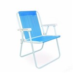 Ficha técnica e caractérísticas do produto Cadeira Alta De Praia Azul - MOR 002283