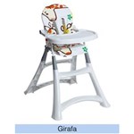 Ficha técnica e caractérísticas do produto Cadeira Alta Premium Girafas - Galzerano - Branco/Laranja
