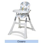 Ficha técnica e caractérísticas do produto Cadeira Alta Premium Oceano - Galzerano - Branco/Azul