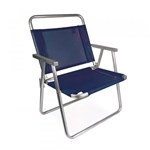 Ficha técnica e caractérísticas do produto Cadeira Alumínio Oversize Azul - Mor