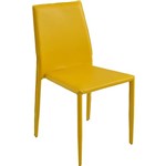 Cadeira Amanda PVC Amarelo - Rivatti
