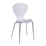 Ficha técnica e caractérísticas do produto Cadeira Amparo em Polipropileno Sem Braços Branco - Or Design