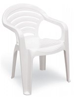 Ficha técnica e caractérísticas do produto Cadeira Angra Branca Basic Tramontina 92212010