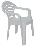 Ficha técnica e caractérísticas do produto Cadeira Angra com Braços Branca