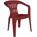Ficha técnica e caractérísticas do produto Cadeira Atalaia com Braço 92210/040 Vermelho - Tramontina