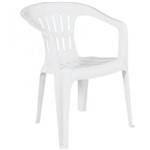 Ficha técnica e caractérísticas do produto Cadeira Atalaia com Braço Branco 92210/010 - Tramontina - Tramontina