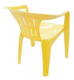 Ficha técnica e caractérísticas do produto Cadeira Atalaia com Braços Amarela - Tramontina