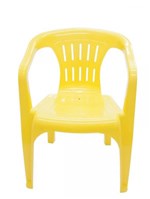 Ficha técnica e caractérísticas do produto Cadeira Atalaia com Braços Amarelo Basic - Tramontina