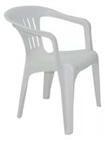Ficha técnica e caractérísticas do produto Cadeira Atalaia com Braços Branca