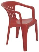 Ficha técnica e caractérísticas do produto Cadeira Atalaia com Braços Vermelha