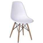 Ficha técnica e caractérísticas do produto Cadeira Axxor Charles Eames Eiffel Dsw - Branco