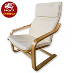 Cadeira Balanço Poltrona Papai Madeira Moderna Pontoflex - Pg3