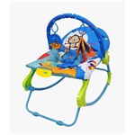 Ficha técnica e caractérísticas do produto Cadeira Bebê Musical Vibratória Balanço 18 Kg Rocker Azul