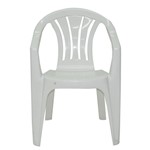 Ficha técnica e caractérísticas do produto Cadeira Bertioga Basic Branca Tramontina 92207010