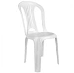 Ficha técnica e caractérísticas do produto Cadeira Bistrô em Plástico Suporta Até 182 Kg Branca