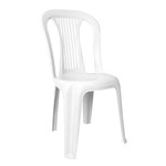 Ficha técnica e caractérísticas do produto Cadeira Bistro Ponte Nova Branca - 01010201001 - Antares Plásticos