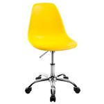 Ficha técnica e caractérísticas do produto Cadeira By Haus com Base Estrela e Assento em Polipropileno - Amarelo