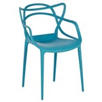 Ficha técnica e caractérísticas do produto Cadeira By Haus Design Italiano em Polipropileno - Azul
