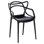 Ficha técnica e caractérísticas do produto Cadeira By Haus Design Italiano em Polipropileno - Preto