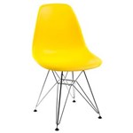 Ficha técnica e caractérísticas do produto Cadeira By Haus Side com Assento em Polipropileno - Amarelo