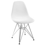 Ficha técnica e caractérísticas do produto Cadeira By Haus Side com Assento em Polipropileno - Branco