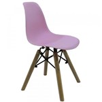 Ficha técnica e caractérísticas do produto Cadeira Byartdesign Charles Eames DKR Wood Kids Rosa