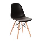 Ficha técnica e caractérísticas do produto Cadeira Byartdesign Charles Eames DKR Wood Preto