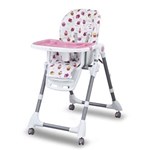 Ficha técnica e caractérísticas do produto Cadeira Cadeirao Alimentação Bebe Cherry Baby Style Rosa