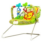 Ficha técnica e caractérísticas do produto Cadeira Cadeirinha Bebê Descanso Vibratória Musical Animais - Mc4697