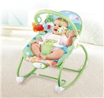 Ficha técnica e caractérísticas do produto Cadeira Cadeirinha Bebê Descanso Vibratória Musical Até 18kg - Baby Style