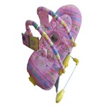 Ficha técnica e caractérísticas do produto Cadeira Cadeirinha Bebê Descanso Vibratória Musical Ballagio Rosa