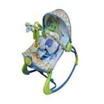 Ficha técnica e caractérísticas do produto Cadeira Cadeirinha Bebê Descanso Vibratória Musical Rocker com Balanço Azul