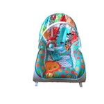 Ficha técnica e caractérísticas do produto Cadeira Cadeirinha de Descanso Safari Infantil Musical com Móbiles - Azul