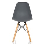 Ficha técnica e caractérísticas do produto Cadeira Charles Eames Cinza Escuro