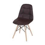Ficha técnica e caractérísticas do produto Cadeira Charles Eames Eiffel Botonê Café