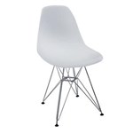Ficha técnica e caractérísticas do produto Cadeira Charles Eames Eiffel Branca - Branco