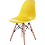 Ficha técnica e caractérísticas do produto Cadeira Charles Eames Eiffel Dkr Wood - Design - Amarela