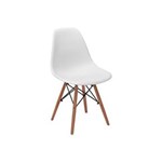 Ficha técnica e caractérísticas do produto Cadeira Charles Eames Eiffel Dkr Wood - Design - Branca - Branco