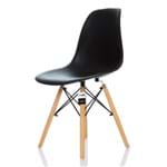 Ficha técnica e caractérísticas do produto Cadeira Charles Eames Eiffel DSW - Preta