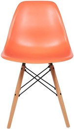 Ficha técnica e caractérísticas do produto Cadeira Charles Eames Eiffel Laranja