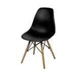 Ficha técnica e caractérísticas do produto Cadeira Charles Eames Eiffel Preta Preta
