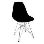 Ficha técnica e caractérísticas do produto Cadeira Charles Eames Eiffel Preto