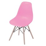 Ficha técnica e caractérísticas do produto Cadeira Charles Eames Eiffel Rosa
