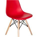 Ficha técnica e caractérísticas do produto Cadeira Charles Eames Wood DSW Vermelha - Base Madeira