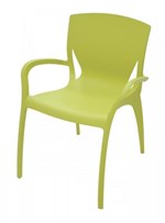 Ficha técnica e caractérísticas do produto Cadeira Clarice com Braços Verde Tramontina 92040020