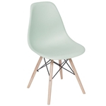 Ficha técnica e caractérísticas do produto Cadeira com Base em Madeira Eames 1102-or Design - Verde Claro