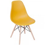 Ficha técnica e caractérísticas do produto Cadeira com Base em Madeira Preta Eames 1102-Or Design