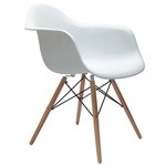 Ficha técnica e caractérísticas do produto Cadeira com Braço Eames Branca