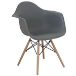 Cadeira com Braço Eames Cinza - Cinza